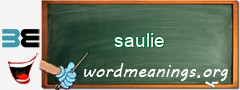 WordMeaning blackboard for saulie